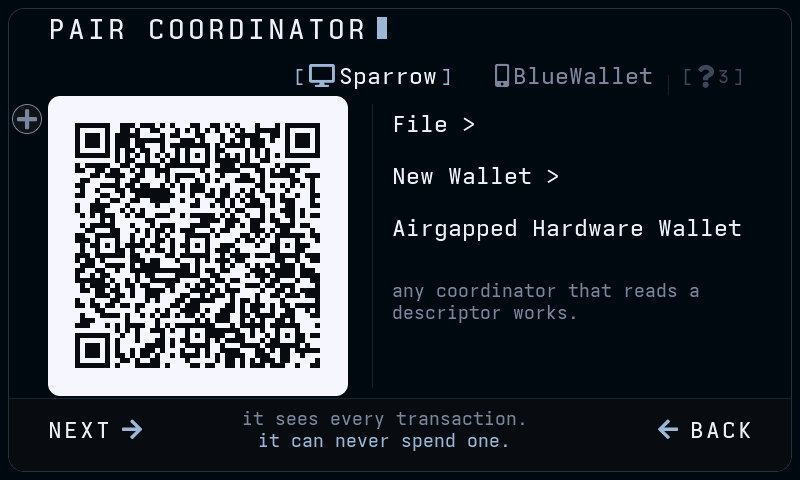 KISS descriptor QR for Sparrow